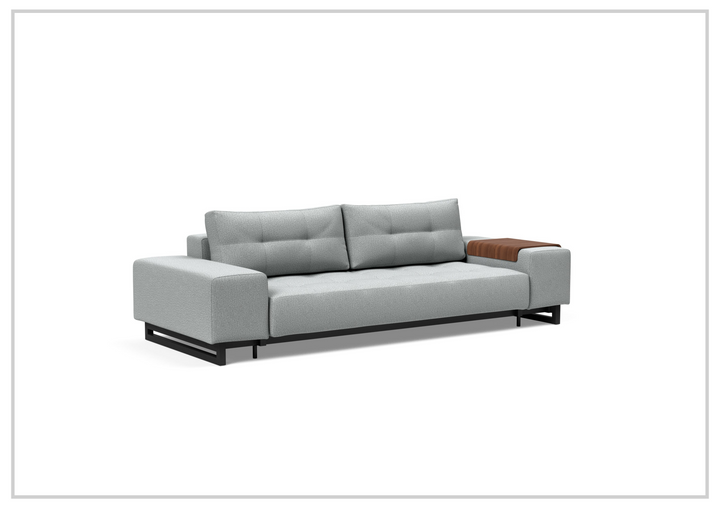 Innovation Living Grand DEL 2-Seater Fabric Sleeper Sofa with Ottoman-SOFABED