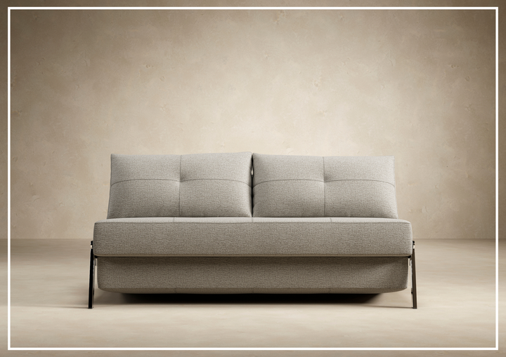 Innovation Living Cubed Fabric 2-Seater Queen Sized Sleeper Sofa-SOFABED