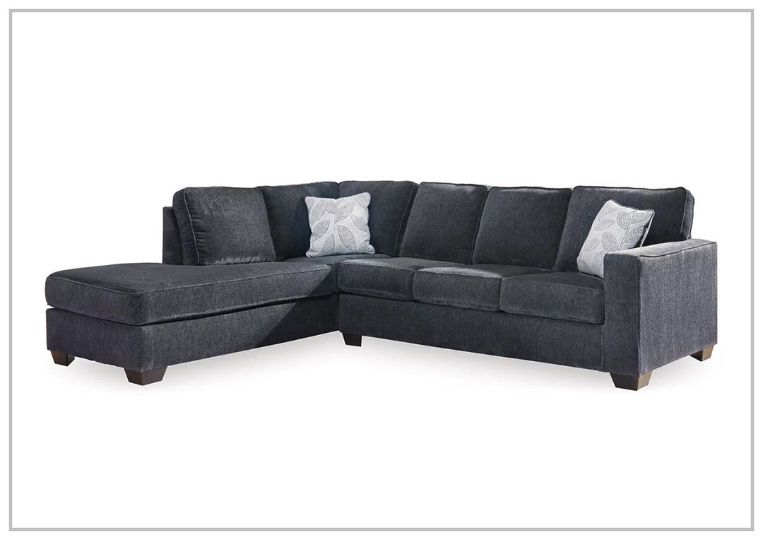 Gio Italia Aster Fabric Full Size Sleeper Sectional With Chaise