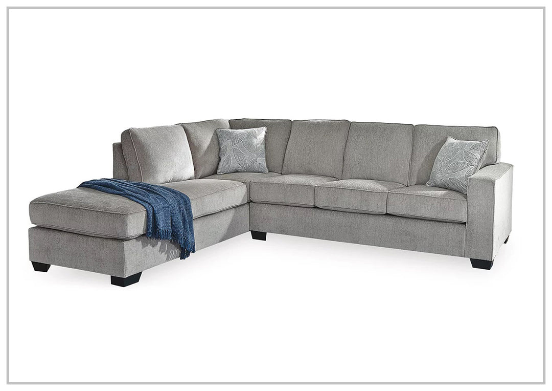 Gio Italia Aster Fabric Full Size Sleeper Sectional With Chaise