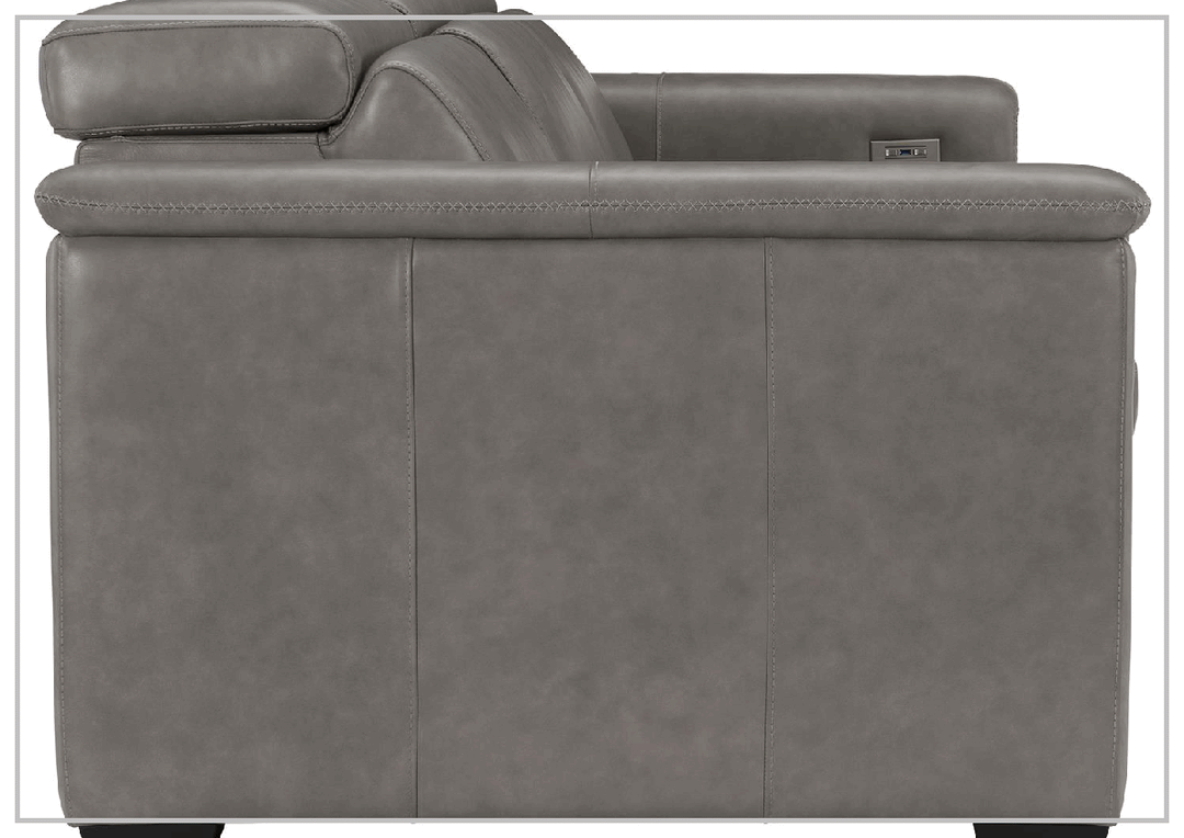 Bernhardt Lioni 93.5" Leather Power Reclining Sofa