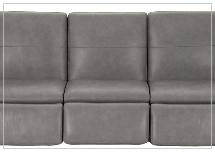 Bernhardt Lioni 93.5" Leather Power Reclining Sofa