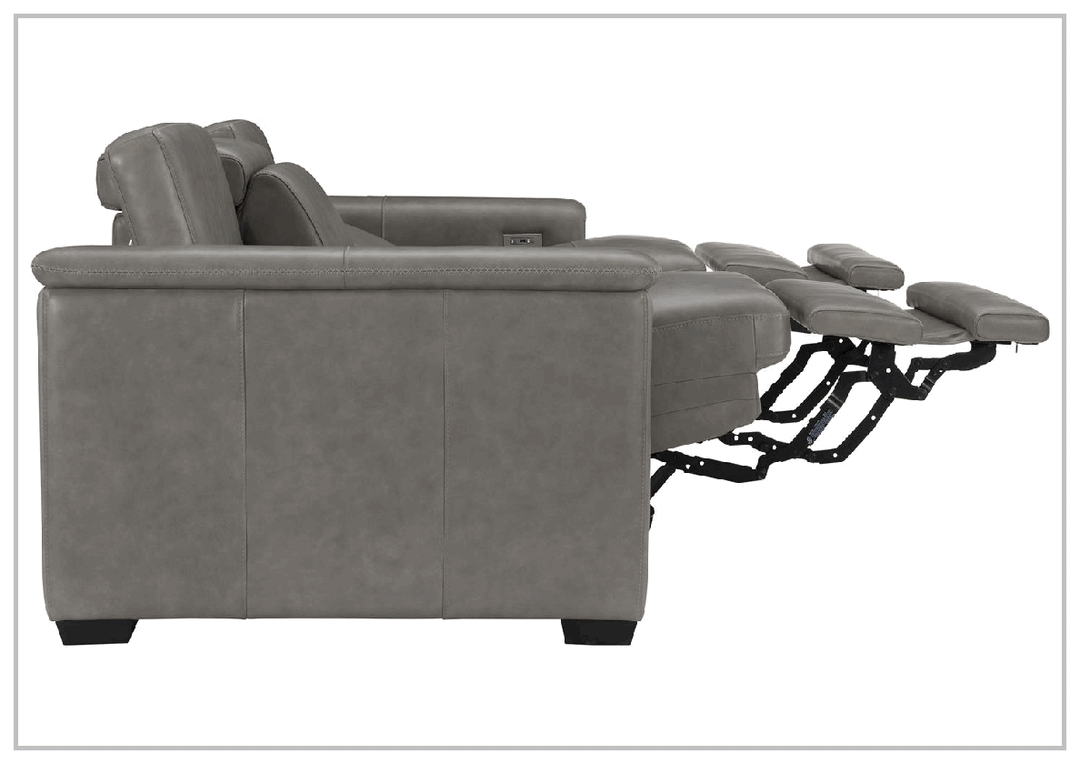 Bernhardt Lioni 93.5" Leather Power Reclining Sofa