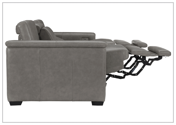 Bernhardt Lioni 93.5" Leather Power Reclining Sofa