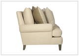 Bernhardt Isabella Fabric Sofa With Plush Feather Down Cushions