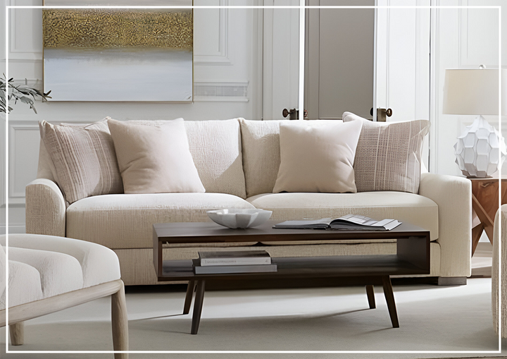 Bernhardt Gabi Fabric Sofa in Light Color