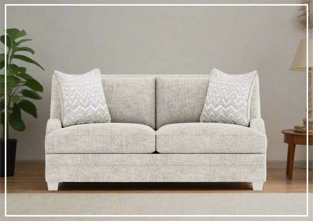 Bernhardt Rollins Fabric Loveseat with Spring Down Cushions-sofabed