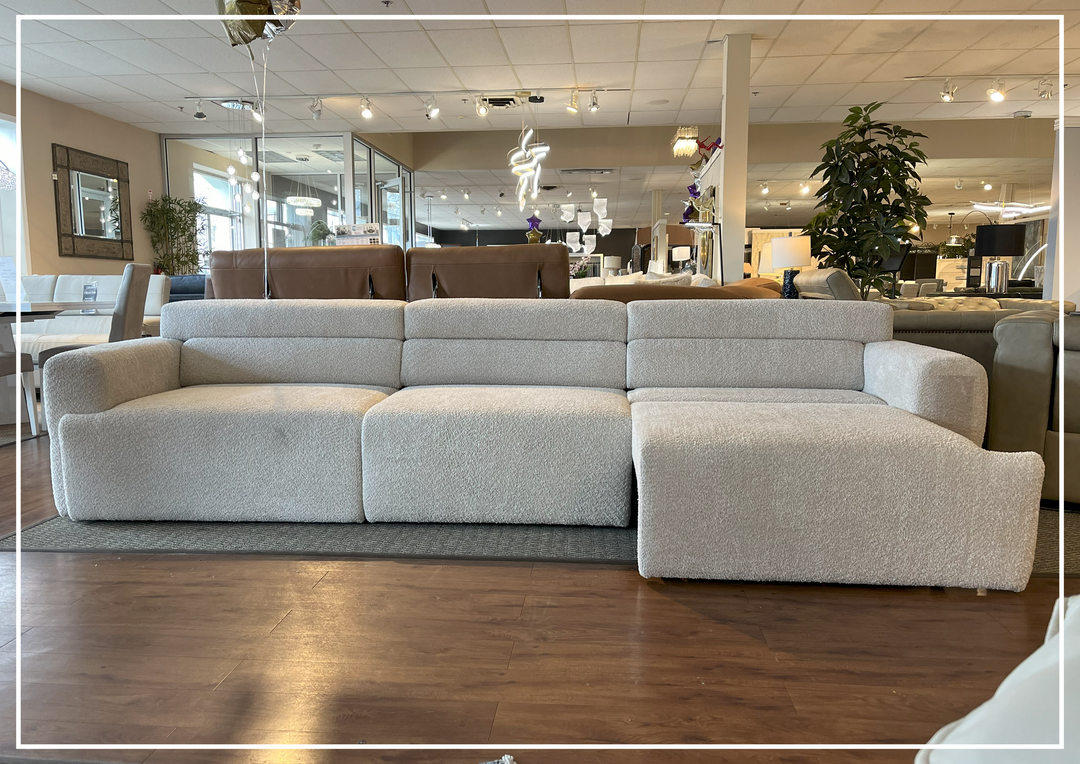 Gio Italia Bugatti Electric Power Lounge Sectional Sleeper Sofa With Remote