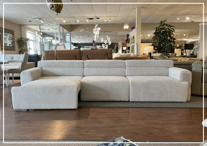 Gio Italia Bugatti Electric Power Lounge Sectional Sleeper Sofa With Remote