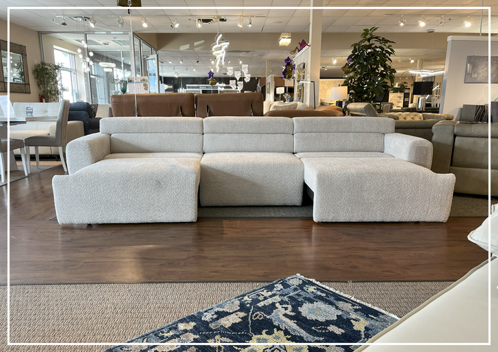 Gio Italia Bugatti Electric Power Lounge Sectional Sleeper Sofa With Remote