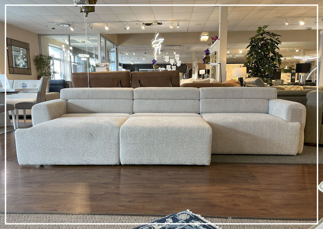 Gio Italia Bugatti Electric Power Lounge Sectional Sleeper Sofa With Remote