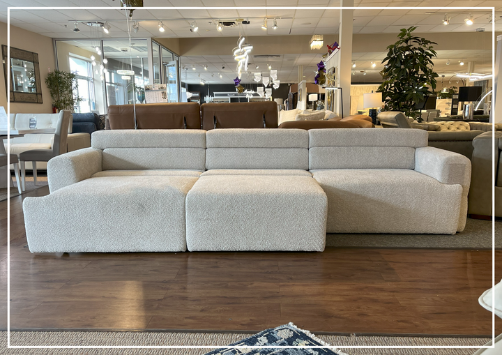 Gio Italia Bugatti Electric Power Lounge Sectional Sleeper Sofa With Remote