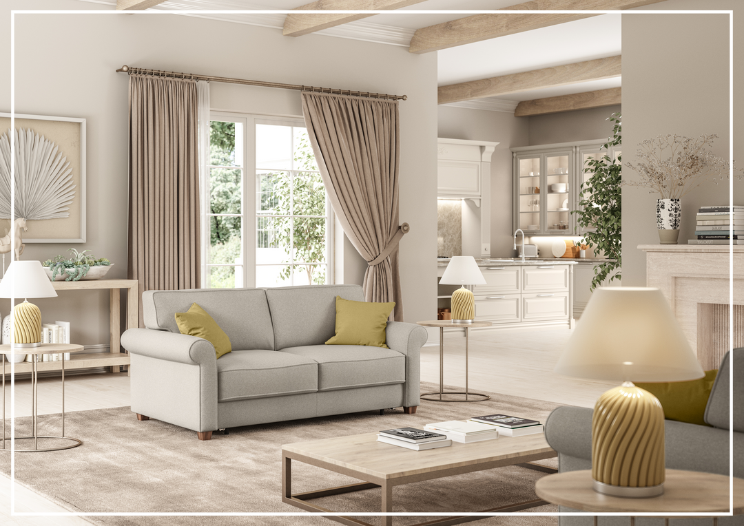 Casey Full XL Sleeper in Walnut Leg Finish-SOFABED