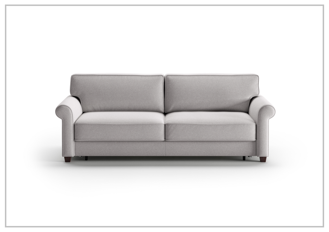 Luonto Casey Fabric Queen Sofa Sleeper in Walnut Leg Finish