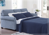 Gio Italia Como Bella Queen Sofa Sleeper in blue