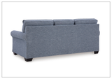 Gio Italia Como Bella Queen Sofa Sleeper in blue