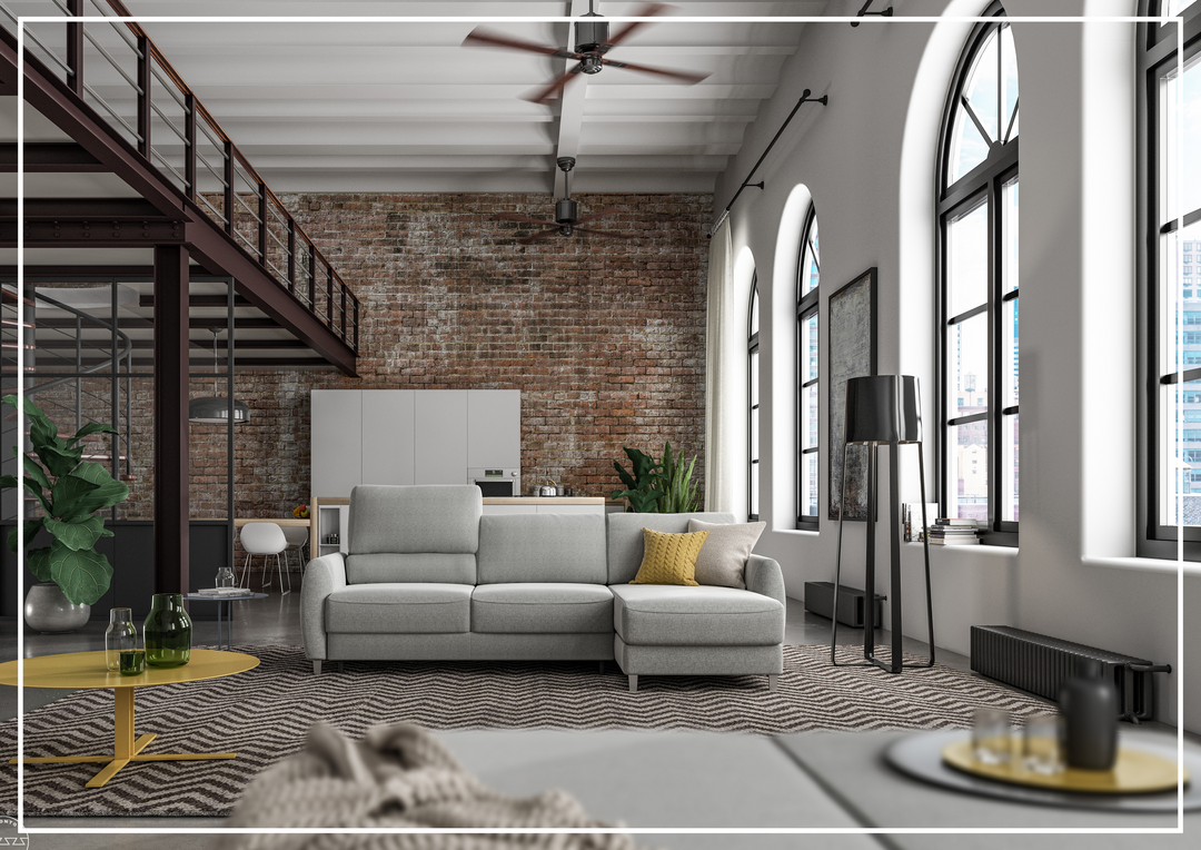 Delta 3-Seater Full XL Sectional Sofa Sleeper With Reversible Chaise-SOFABED