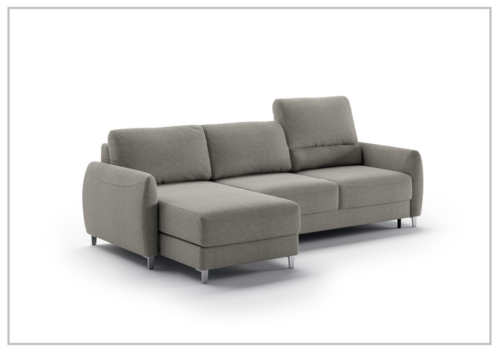 Delta 3-Seater Full XL Sectional Sofa Sleeper With Reversible Chaise-SOFABED