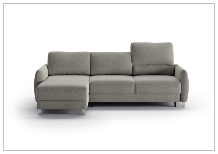 Delta 3-Seater Full XL Sectional Sofa Sleeper With Reversible Chaise-SOFABED