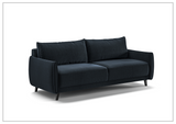 Dolphin Full XL Sofa Sleeper with High Black Legs-SOFABED