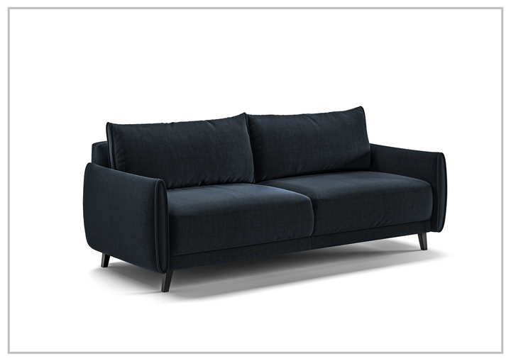 Dolphin Full XL Sofa Sleeper with High Black Legs-SOFABED
