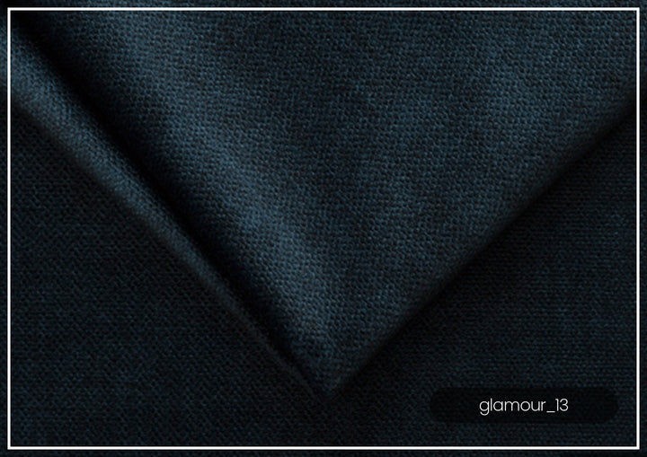 Luonto Dolphin Fabric Full XL Sofa Sleeper with High Black Legs