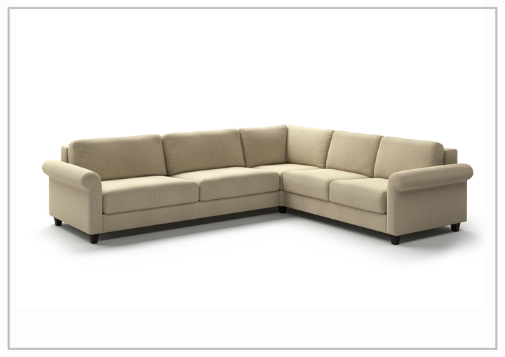 Luonto Hugo Flex Fabric King Size Sectional Reversible Sleeper Sofa