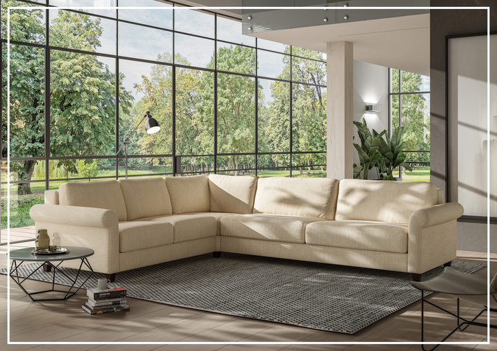 Luonto Hugo Flex Fabric King Size Sectional Reversible Sleeper Sofa