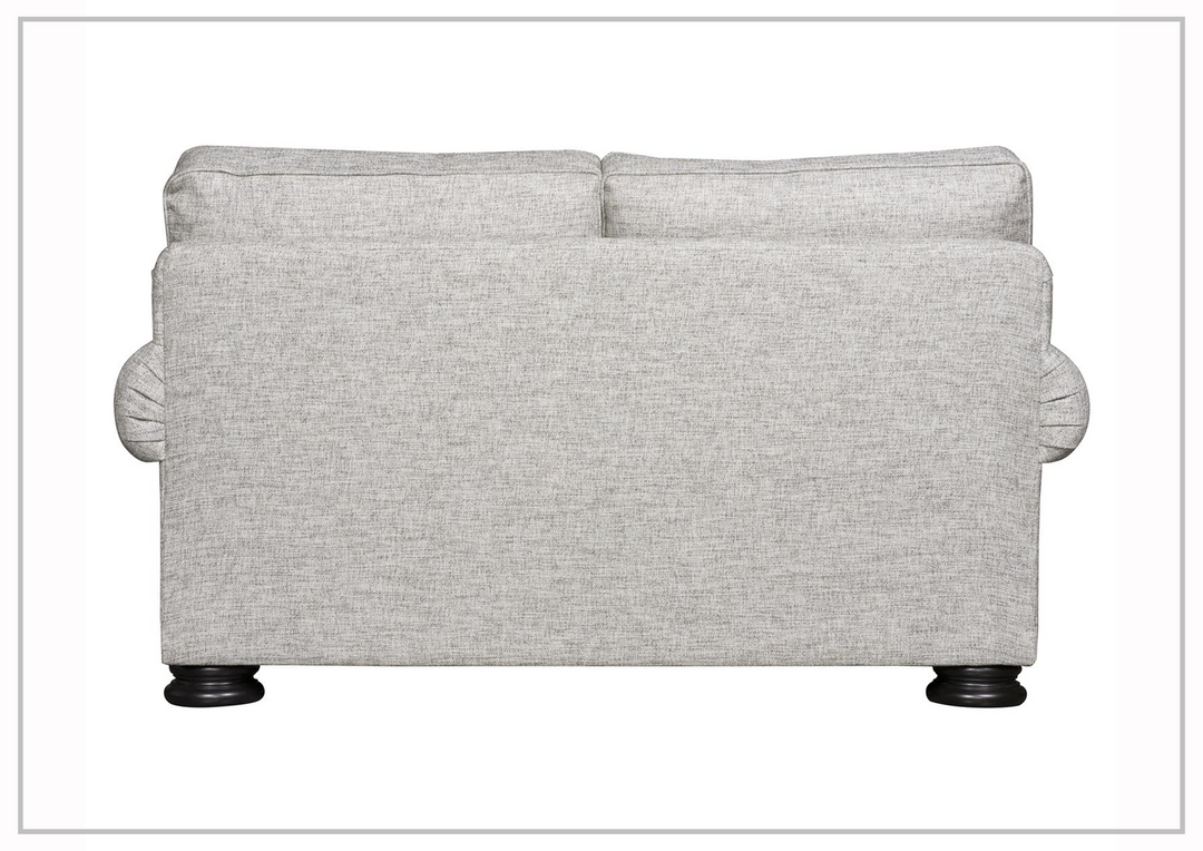 Bernhardt Foster Fabric Loveseat With Rolled Arms