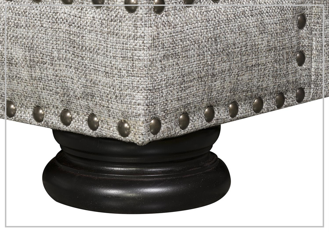Bernhardt Foster Fabric Loveseat With Rolled Arms