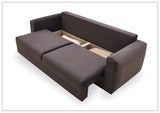 Enza Home Carino 3 Seater Full XL Sofa Sleeper with Storage