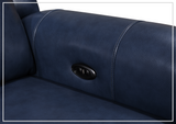 Gio Italia Jaspero Power Reclining Leather 3 Seater Sofa