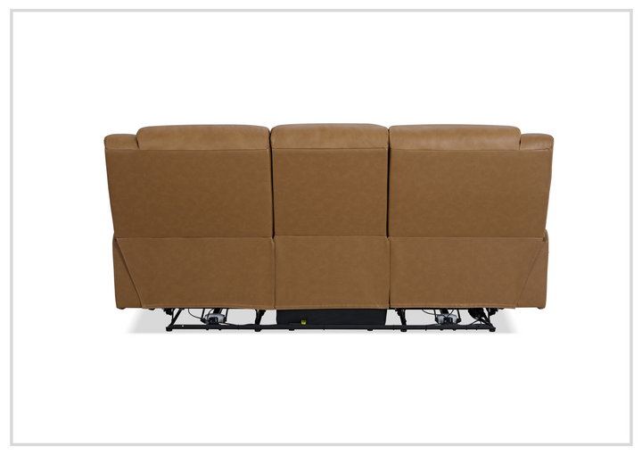 Wyatt Modern  3-Seater Leather Recliner Sofa- SOFABED