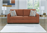 Gio Italia Amalfi Queen Fabric Sleeper Sofa with Accent Pillows