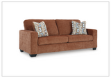 Gio Italia Amalfi Queen Fabric Sleeper Sofa with Accent Pillows