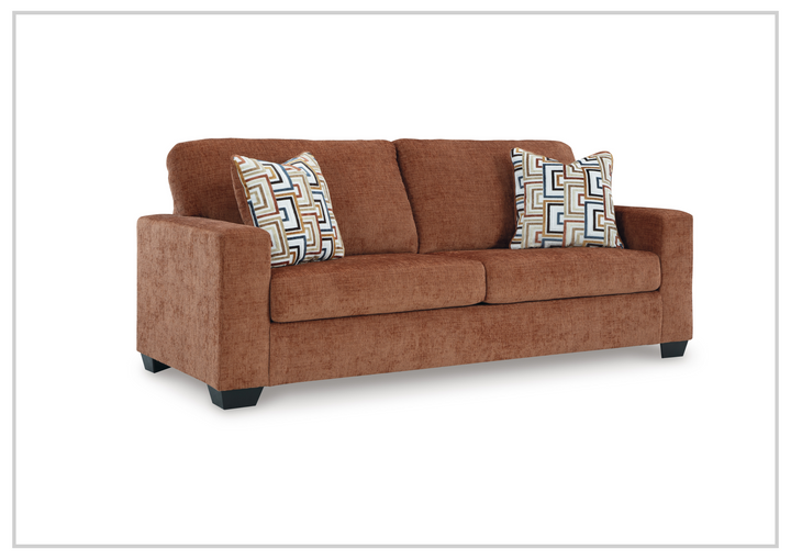 Gio Italia Amalfi Queen Fabric Sleeper Sofa with Accent Pillows