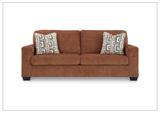 Gio Italia Amalfi Queen Fabric Sleeper Sofa with Accent Pillows