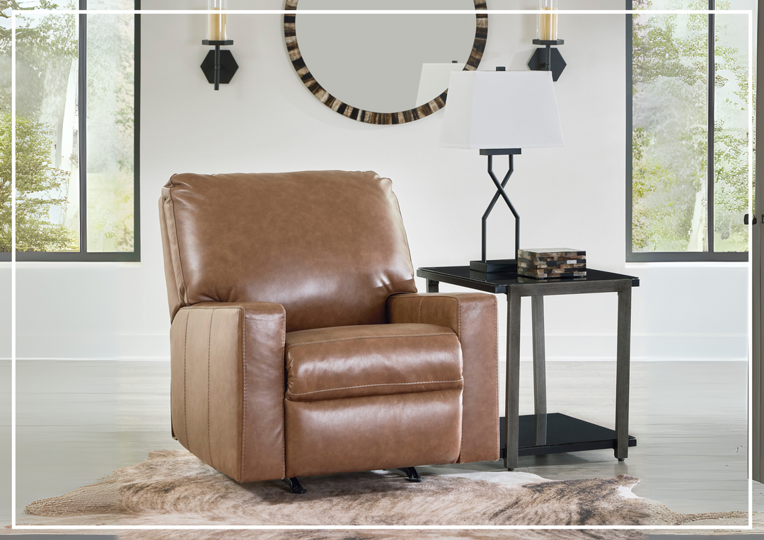 Gio Italia Bella Leather Rocker Recliner Chair-sofabed.com