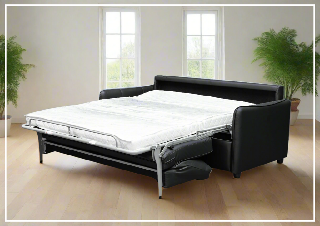 Gio Italia New York Full XL Size Sleeper Sofa with Memory Foam-Sofabed