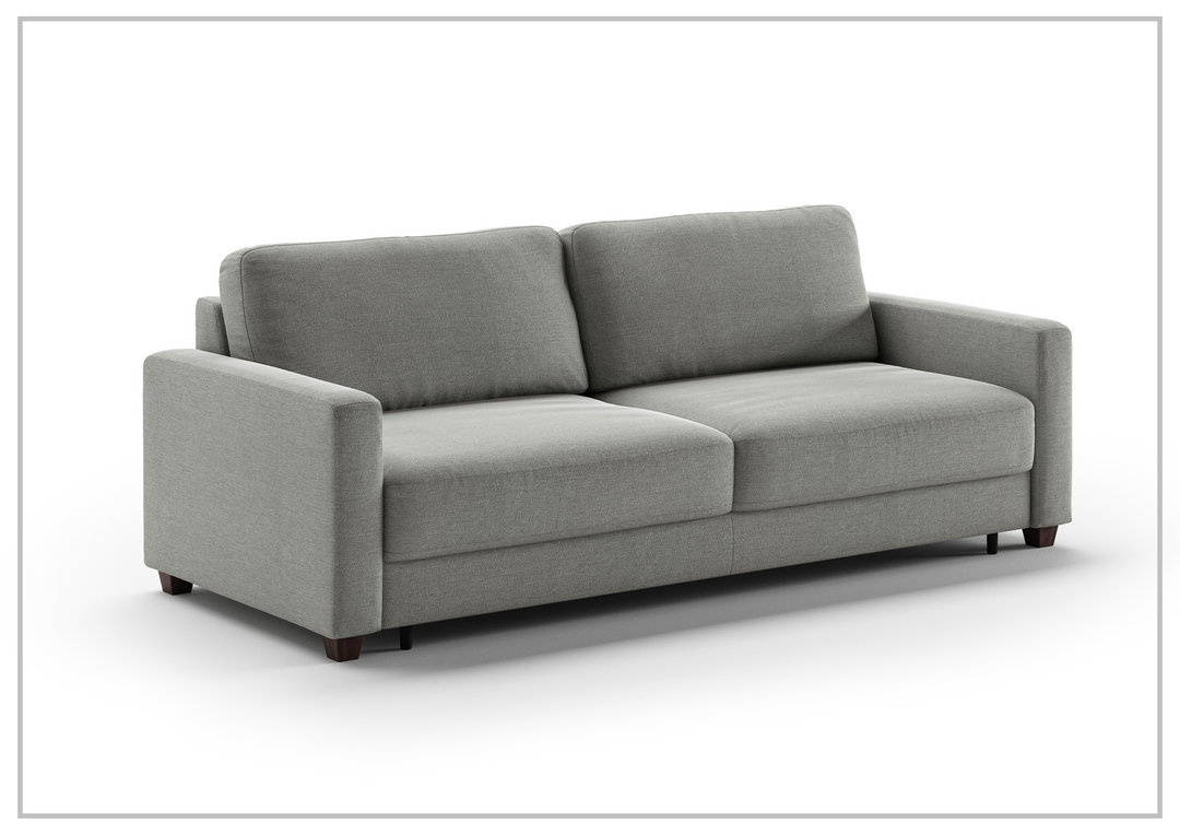 Luonto Hampton Sleeper in King and Queen Size With Walnut or Chrome Leg Finish-SOFABED