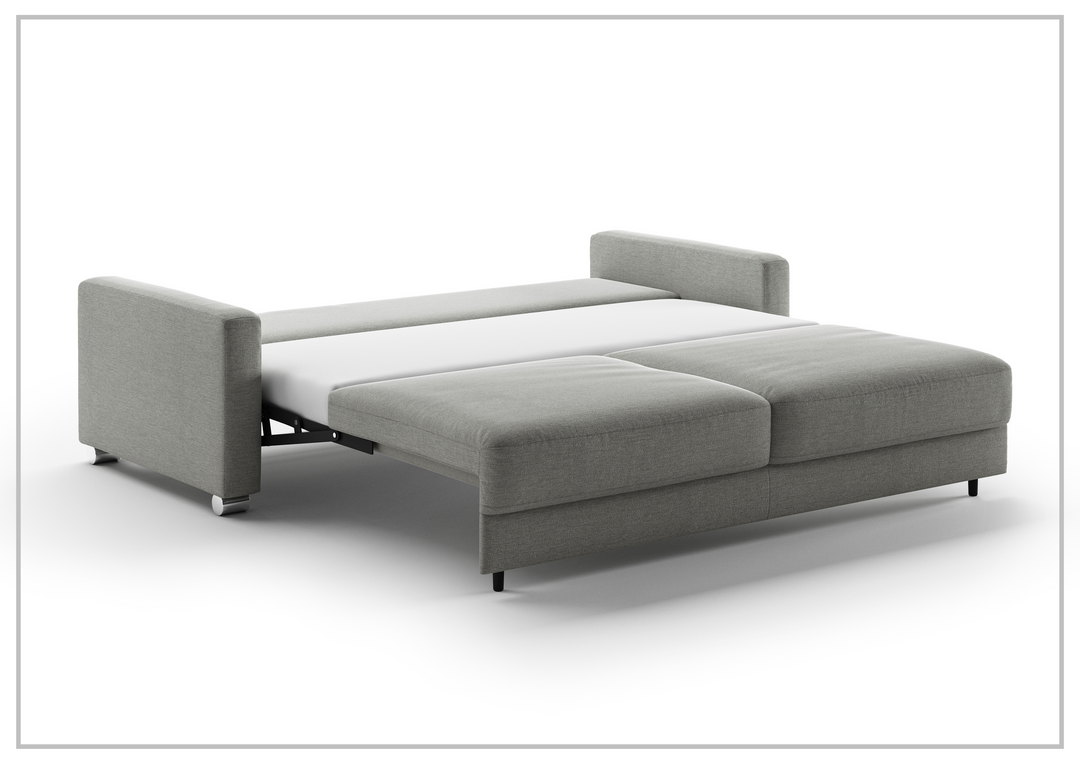 Luonto Hampton Sleeper in King and Queen Size With Walnut or Chrome Leg Finish-SOFABED
