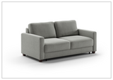 Luonto Hampton Sleeper in King and Queen Size With Walnut or Chrome Leg Finish-SOFABED