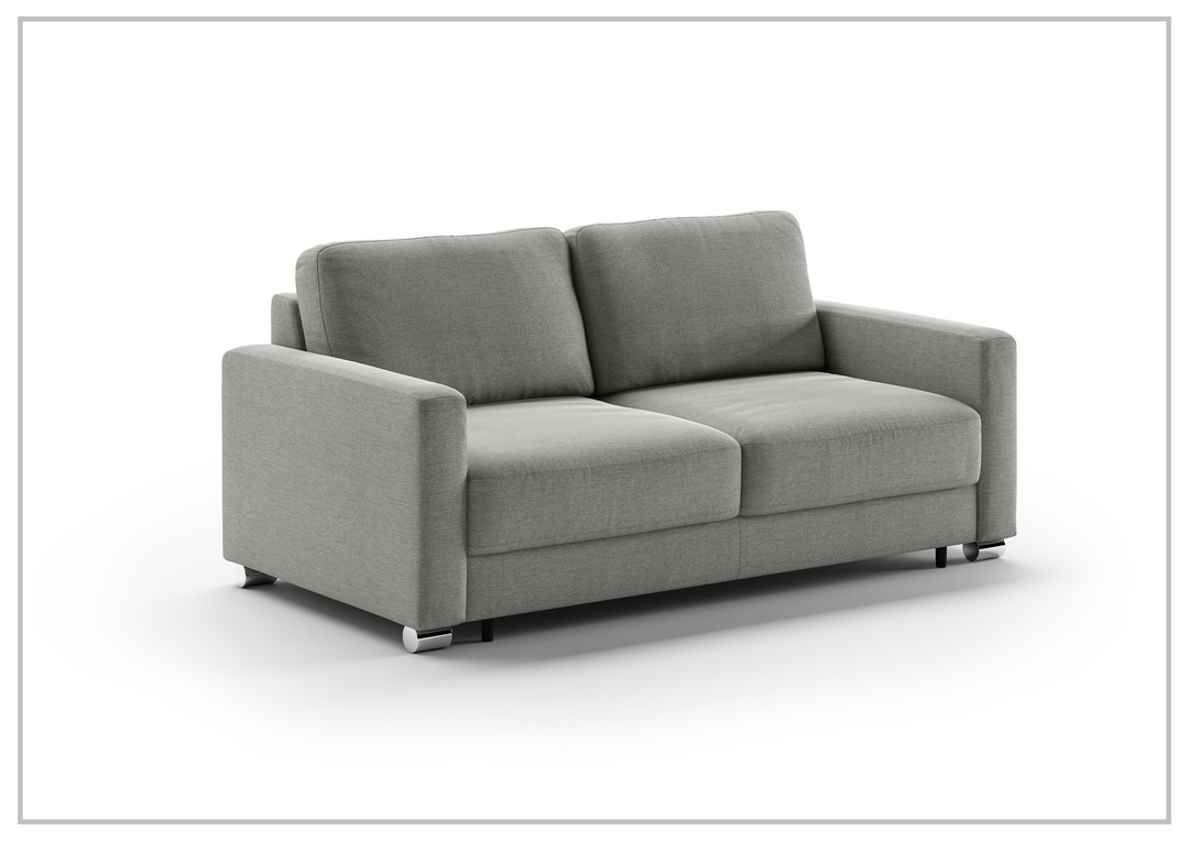 Luonto Hampton Sleeper in King and Queen Size With Walnut or Chrome Leg Finish-SOFABED