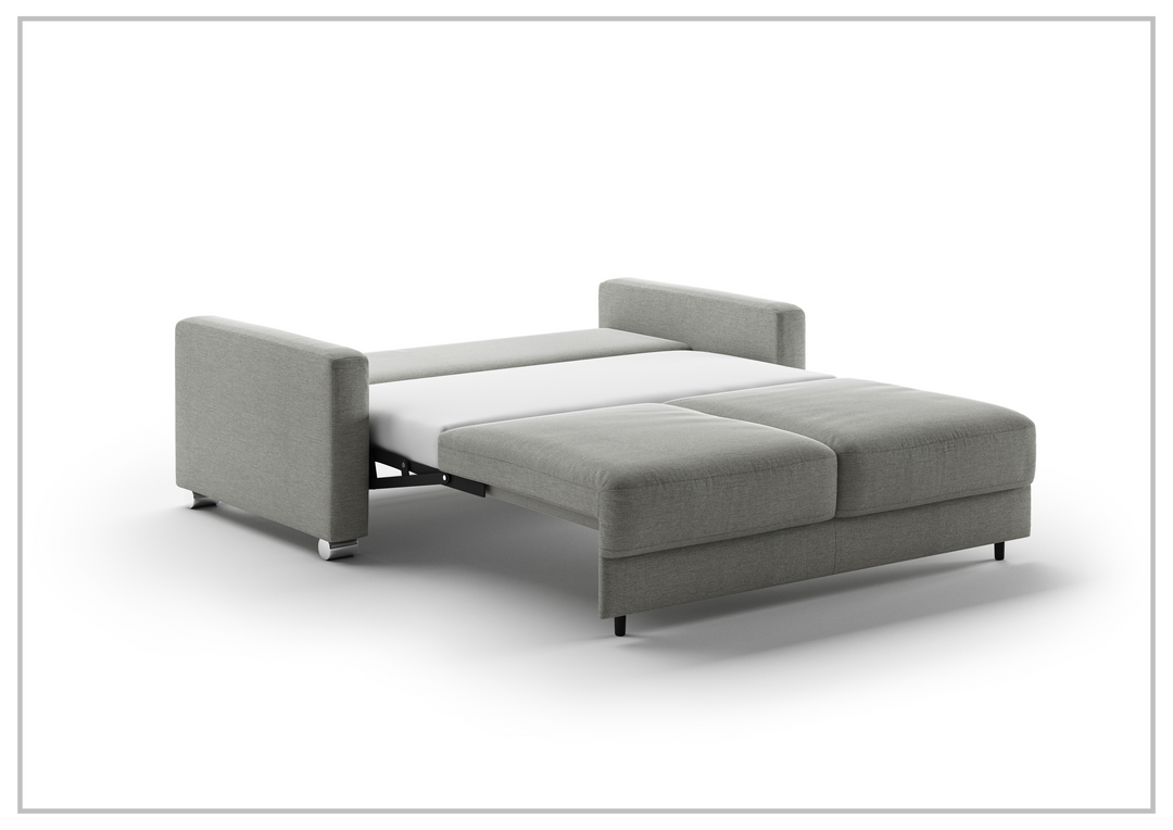 Luonto Hampton Sleeper in King and Queen Size With Walnut or Chrome Leg Finish-SOFABED