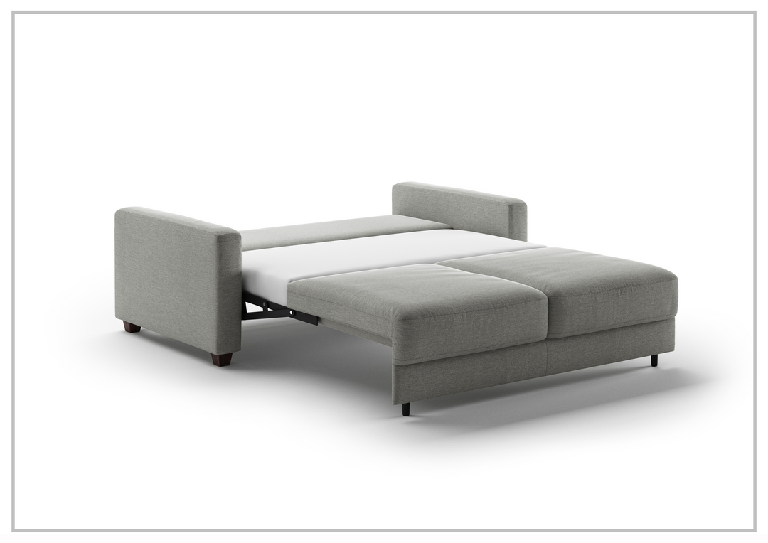 Luonto Hampton Sleeper in King and Queen Size With Walnut or Chrome Leg Finish