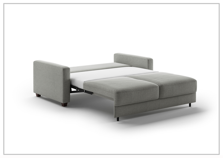 Luonto Hampton Sleeper in King and Queen Size With Walnut or Chrome Leg Finish