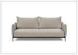 Innovation Living Malloy 2-Seater Fabric Sofa Bed with Ottoman
