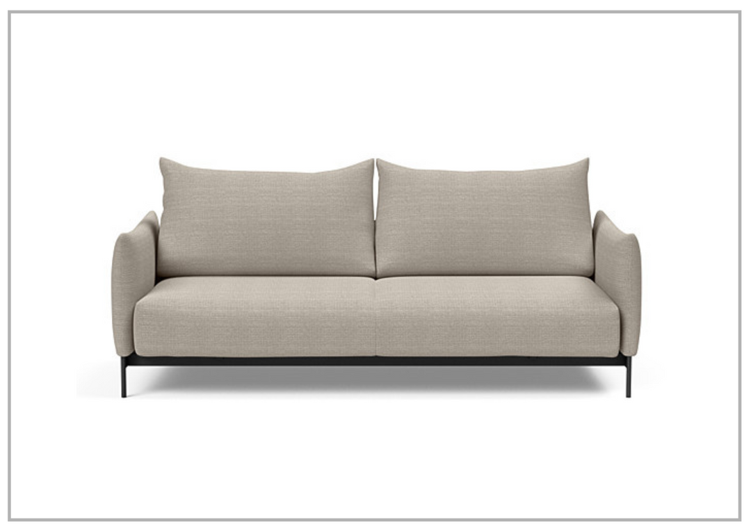 Innovation Living Malloy 2-Seater Fabric Sofa Bed with Ottoman