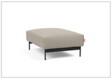 Innovation Living Malloy 2-Seater Fabric Sofa Bed with Ottoman