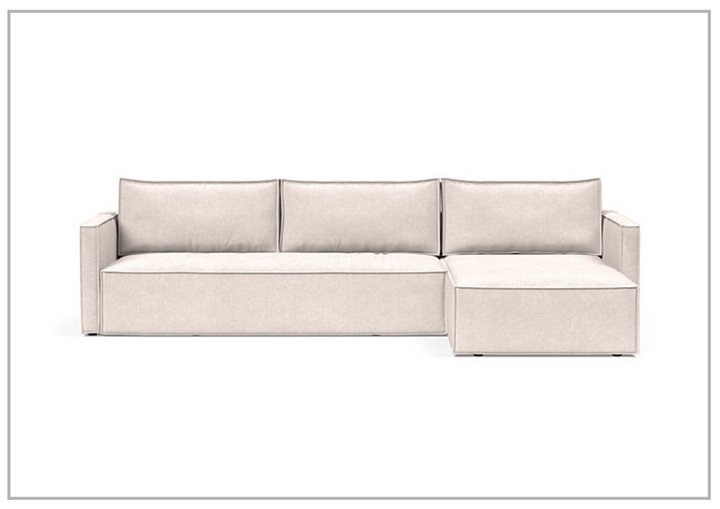 Innovation Living Newilla Fabric L-Shaped Sectional Sleeper Sofa